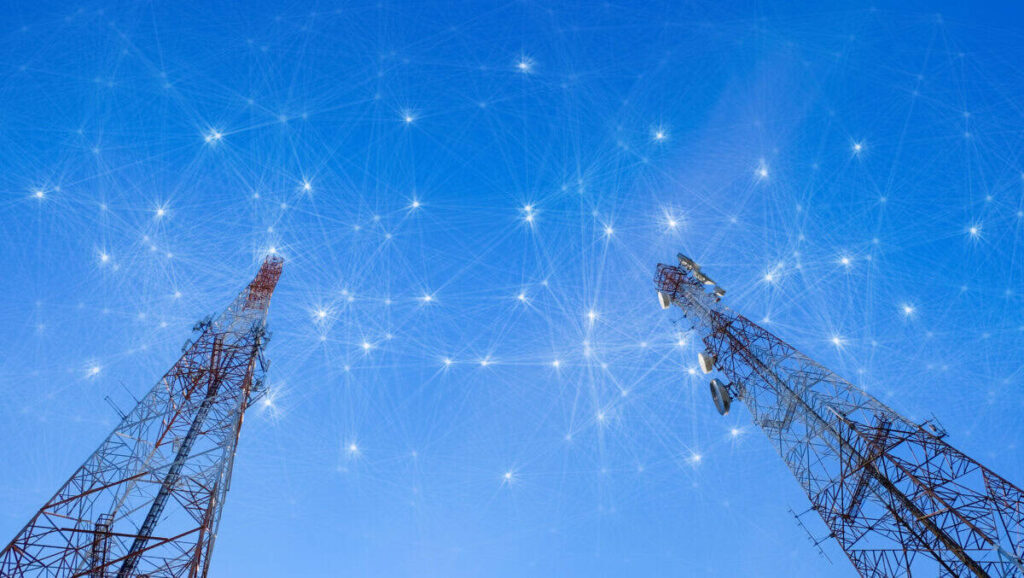 BCE Stock: Buy, Sell, or Hold Right Now? telecom towers concept for wireless technology