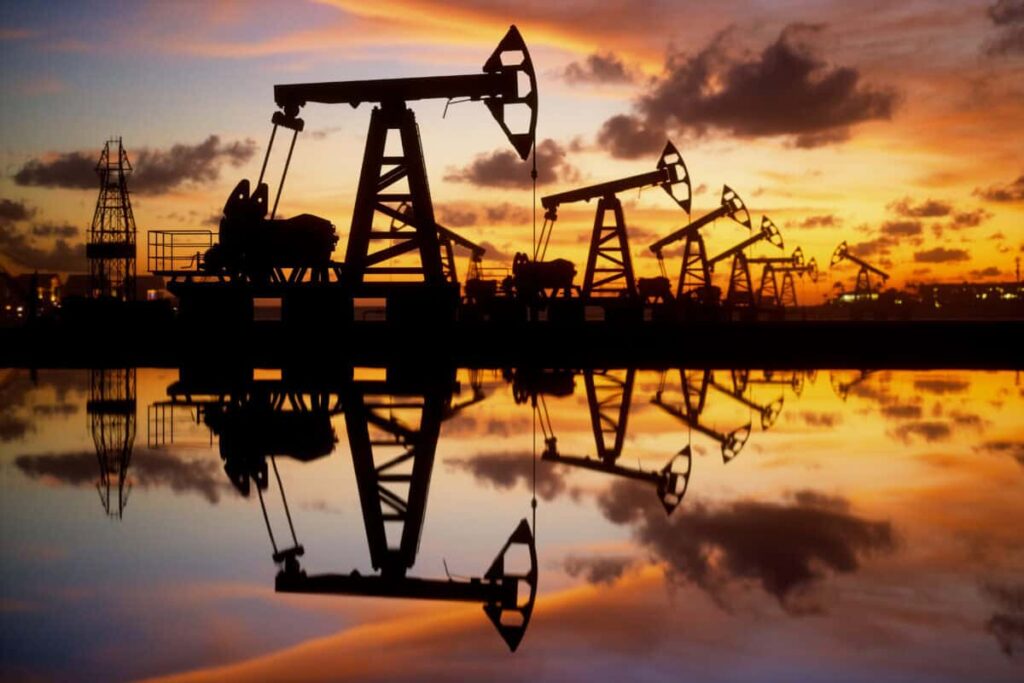 “Canada Has What the World Wants,” Carney Tells Investors. Here Are the Sectors He’s Highlighting oil pumps at sunset